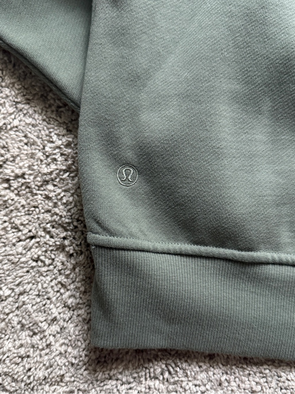 Lululemon Steady State Crewneck Oversized Sweatshirt in Willow Green Sz Medium - Picture 5 of 8